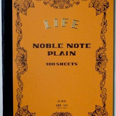 Life Noble Notebook (B5, Plain)