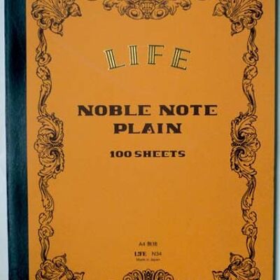 Life Noble Notebook (A4, Plain)
