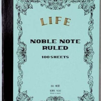 Life Noble Notebook (B6, Lined)