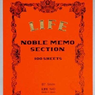 Life Noble Memo-Pad (B7, Graph)