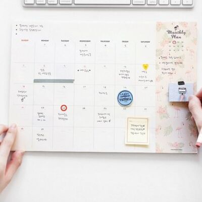 Iconic Monthly Desk Pad v.2