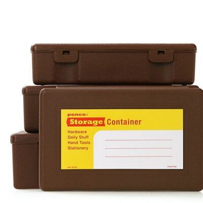Penco Storage Container // Set of 4 // Brown