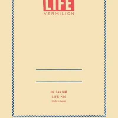 Life Vermilion Notebook B6 // Graph