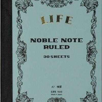 Life Noble Notebook (A7, Lined)