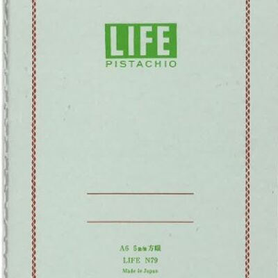 Life Pistachio Notebook // A6 - Grid