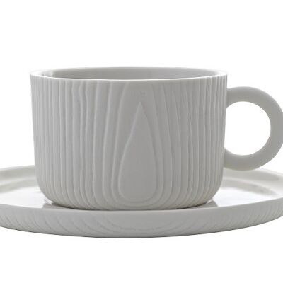 Toast Living // MU / Coffee Cup & Saucer / White