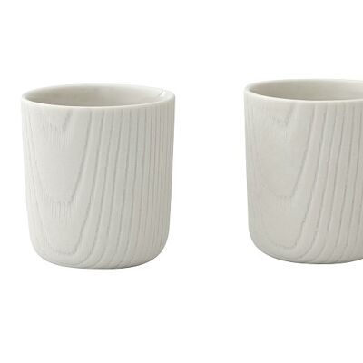 Toast Living // MU / Mini Cups 80ml / 2 pieces - White