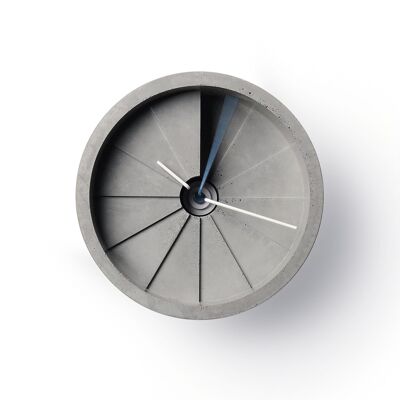 22 Design // 4th Dimension Wall Clock // 150mm - Blue/Grey