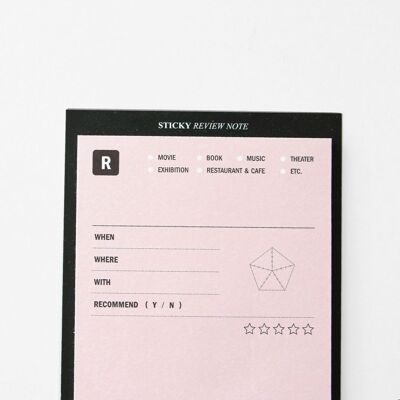 Iconic Sticky Pad - Review Note