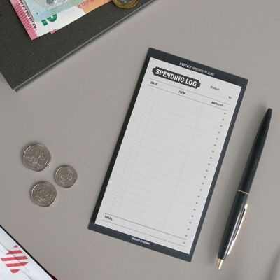 Iconic Sticky Pad - Spending Log