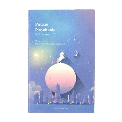 Iconic Pocket Notebook - Line - Full Moon