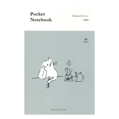 Iconic Pocket Notebook - Grid - Waiting