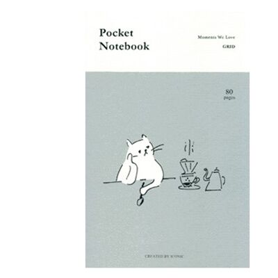 Iconic Pocket Notebook - Grid - Waiting