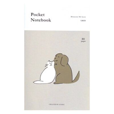 Iconic Pocket Notebook - Grid - Friends