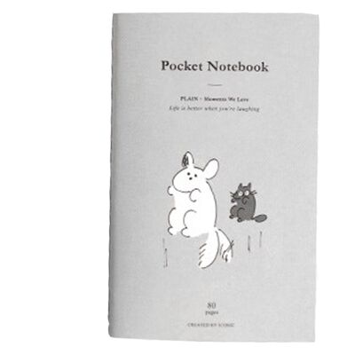 Iconic Pocket Notebook - Plain- Jumping