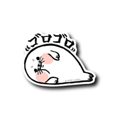 B-Side Label Sticker - Sleeping Seal