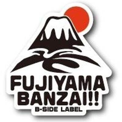 B-Side Label Sticker - Fujiyama - Mount Fuji