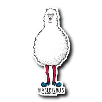 B-Side Label Sticker - Mysterious Alpaca