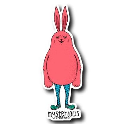 B-Side Label Sticker - Mysterious Rabbit