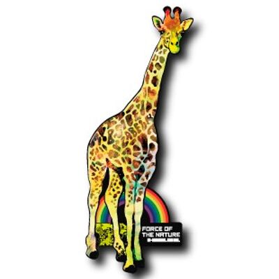 B-Side Label Sticker - Force of Nature - Giraffe