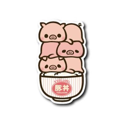 B-Side Label Sticker - Pork Bowl