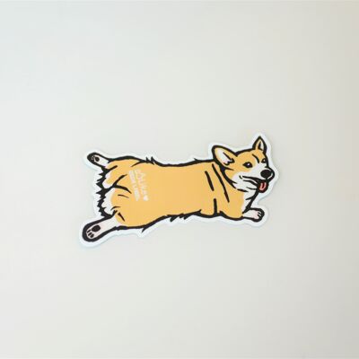 B-Side Label Sticker - Corgi