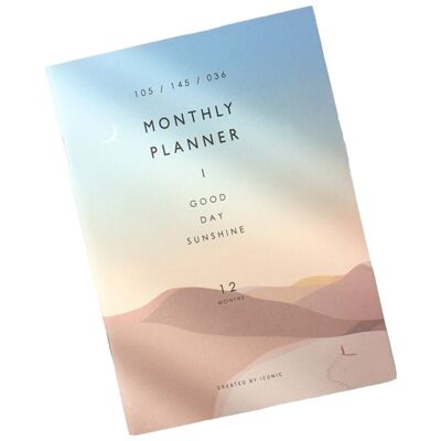 Iconic A6 Monthly Planner v.3 - Desert