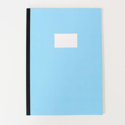 Paperways Notebook L - Bald Square - Cornflower Blue