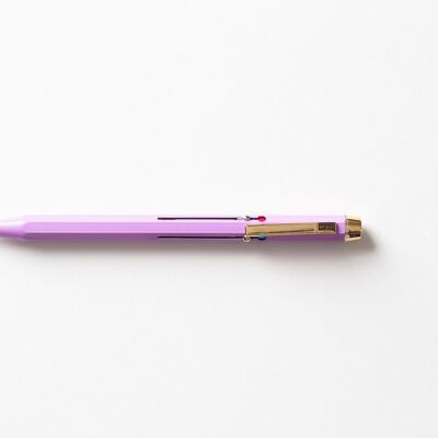 Basic Utility 4-Colour Ballpoint Pen - Violet