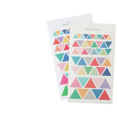 Livework Color Palette Stickers - Triangle