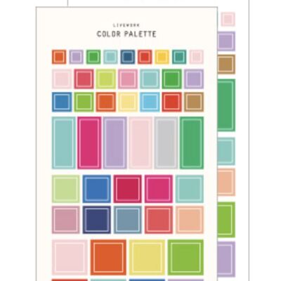Livework Color Palette Stickers - Square