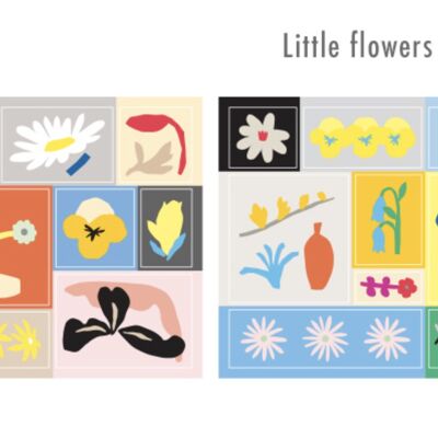 Livework Little Things Square Stickers - Little Flowers
