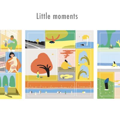 Livework Little Things Square Stickers - Little Moments