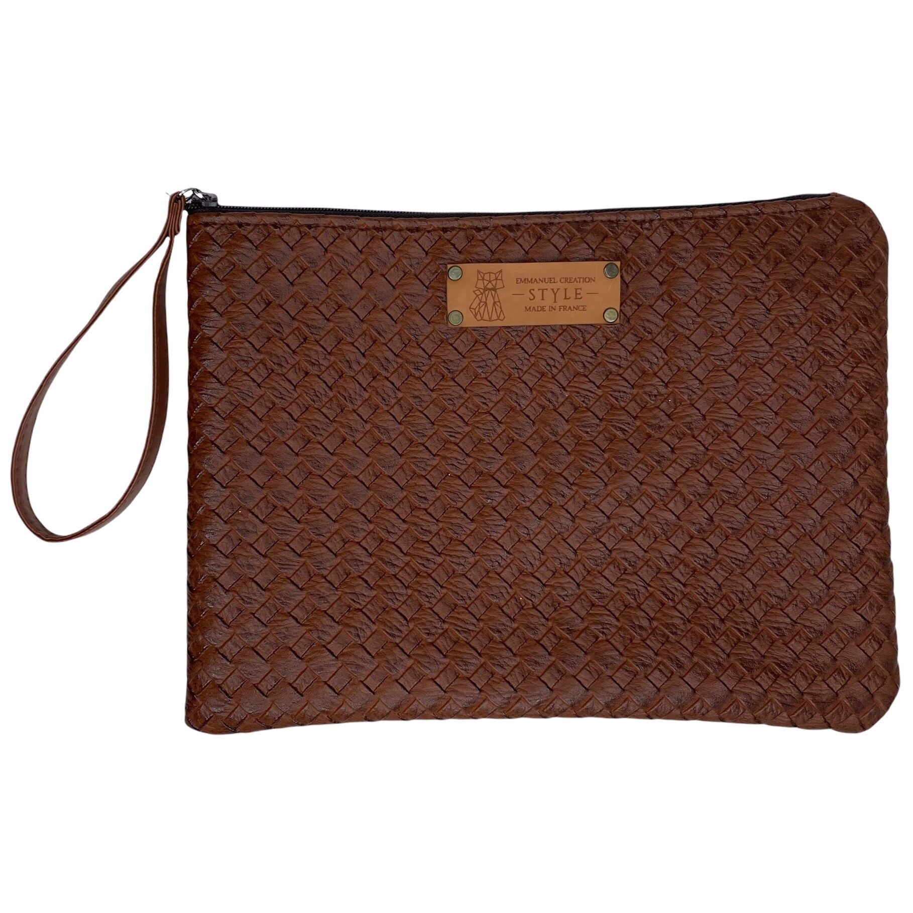 Pochette L, Tressé tabac