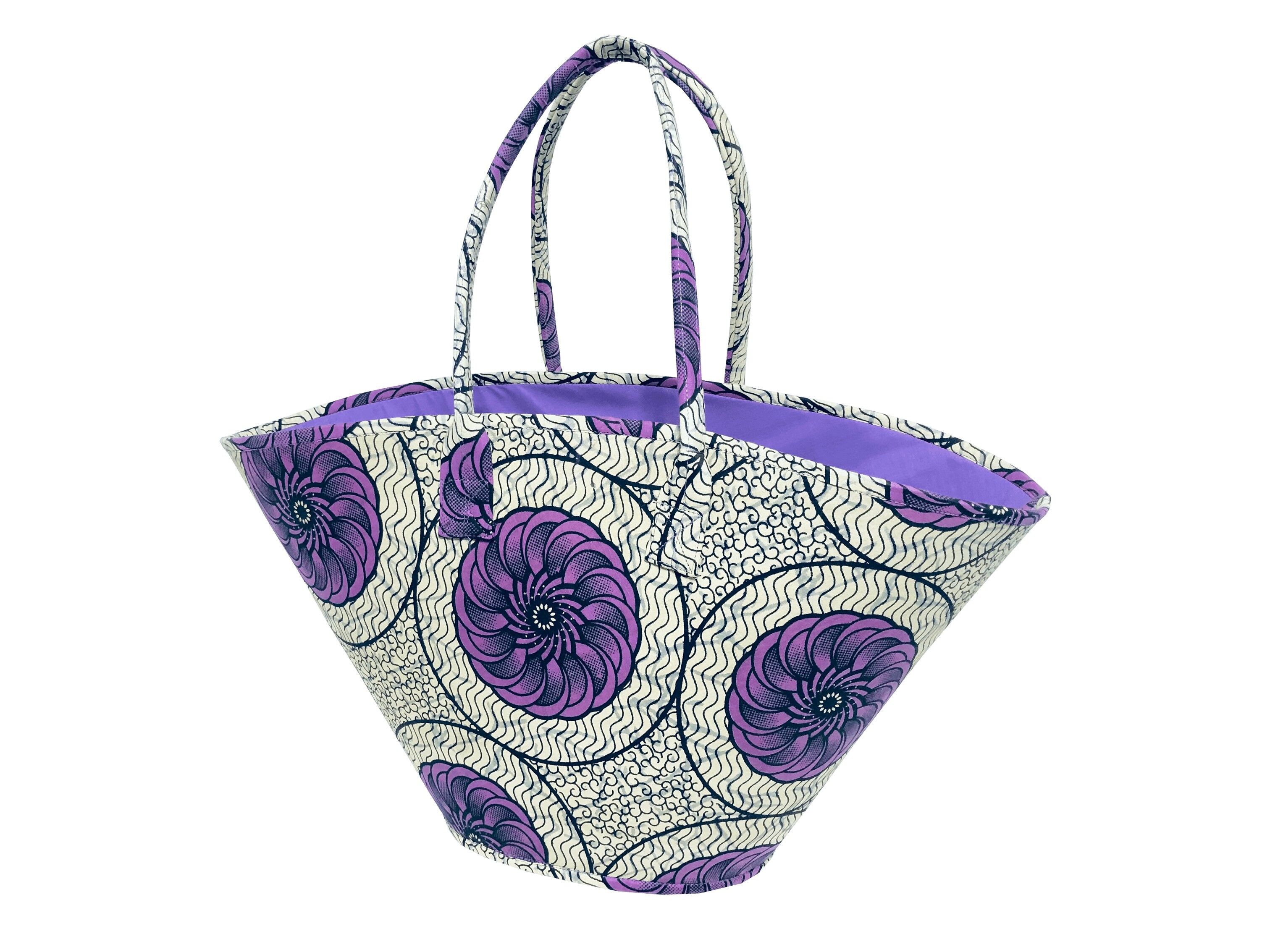 Diegue Wax - Borsa tote viola