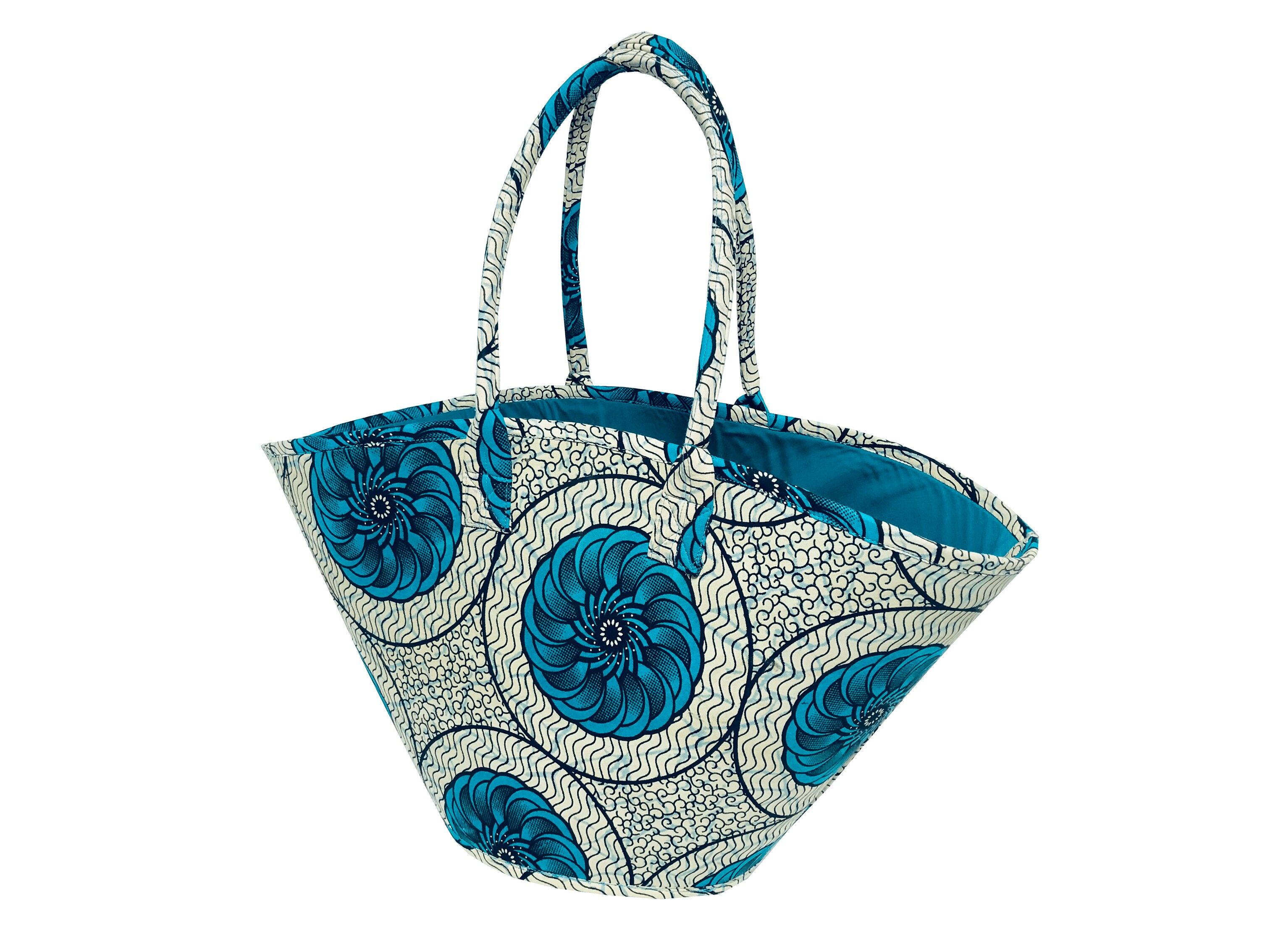 Diegue Wax - Borsa tote blu