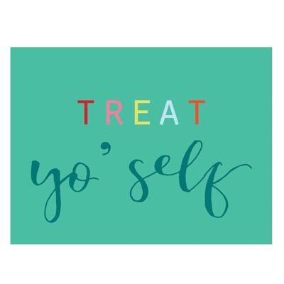 KBW11 Treat Yo'self Mini Card