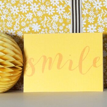 KBW17 Mini carte de vœux sourire 2