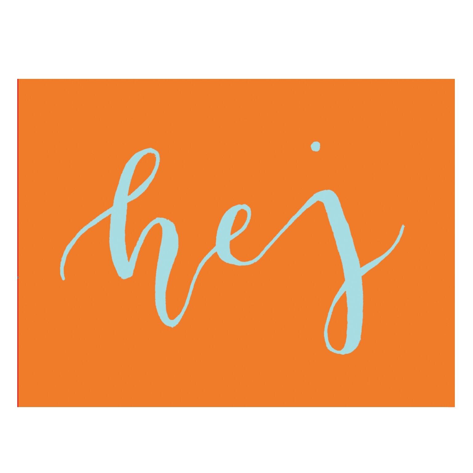 KBW19 Mini-Hej-Grußkarte