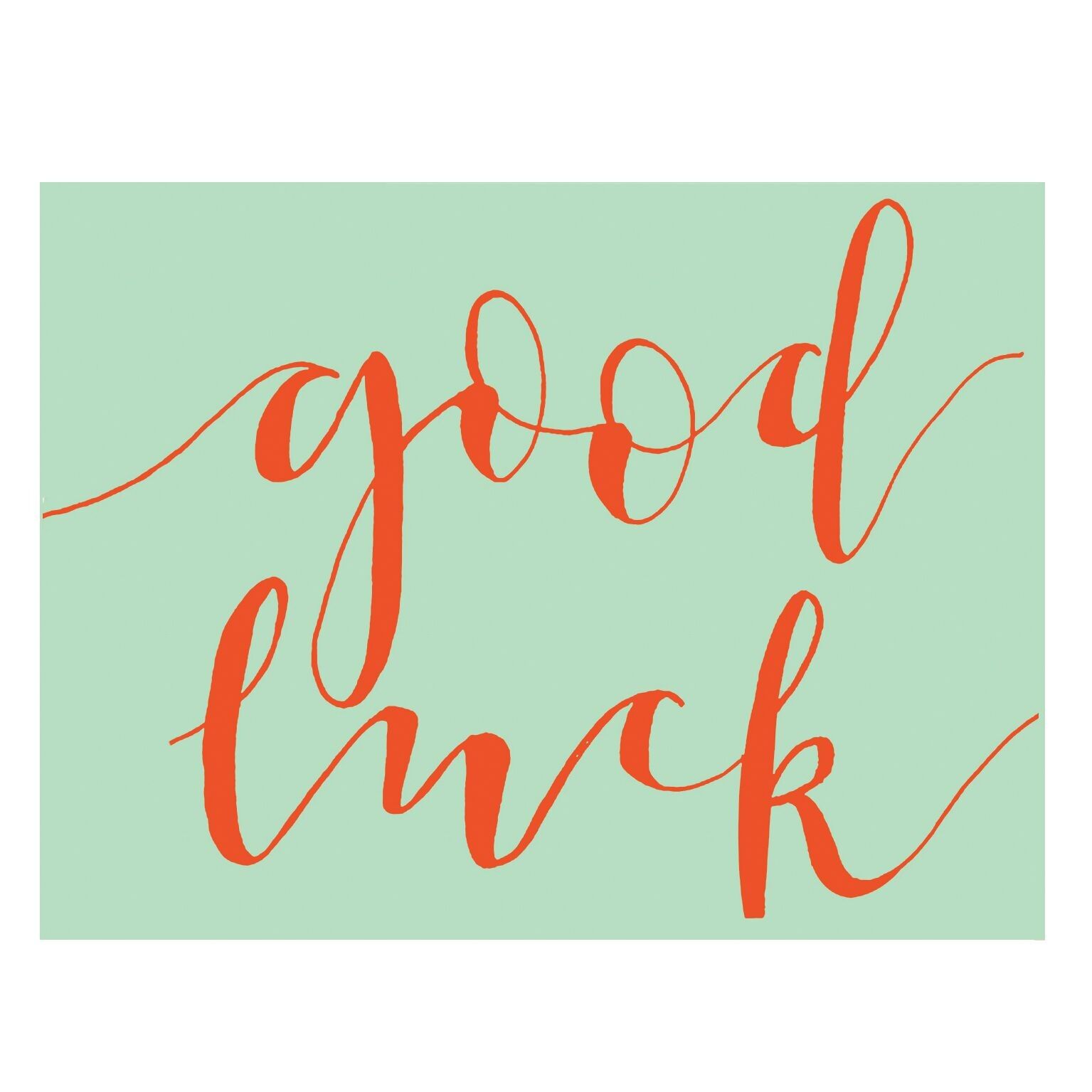 Mini-carte de bonne chance KBW05