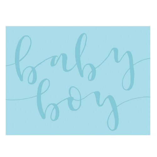 KBW01 Baby Boy Mini Card