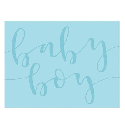 KBW01 Baby Boy Mini Card