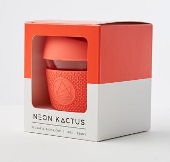 Tasses à café en verre réutilisables Neon Kactus 8oz - Dream Believer 4