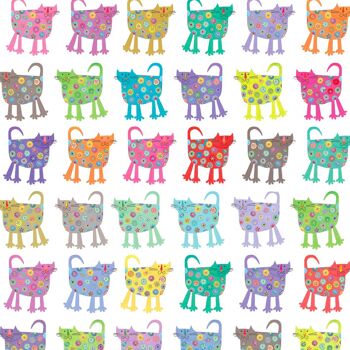 Papier d'emballage cadeau WP27 Chats 2