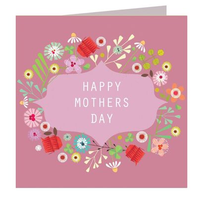 FL27 Floral Mother's Day Motif Card