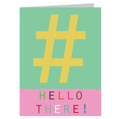 STW03 Mini-Hashtag-Hallo-Da-Karte