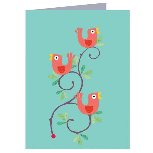 TW01 Mini Singing Birds Card