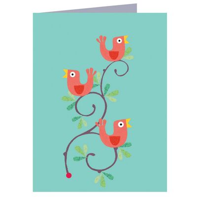 TW01 Mini Singing Birds-Karte