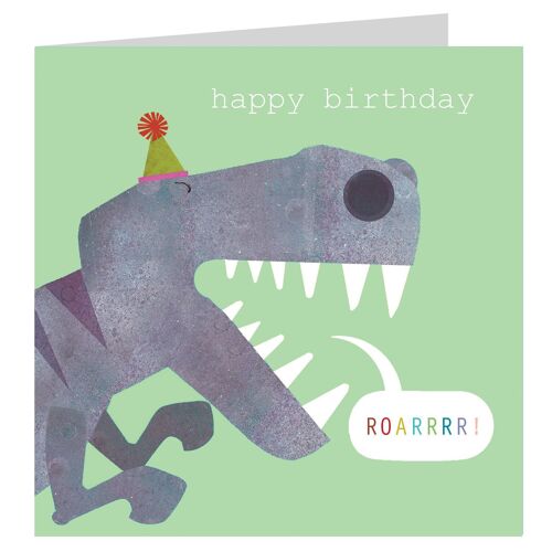DN01 Tyrannosaurus Rex Birthday Card