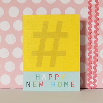 STW15 Mini Hashtag Happy New Home Card 2